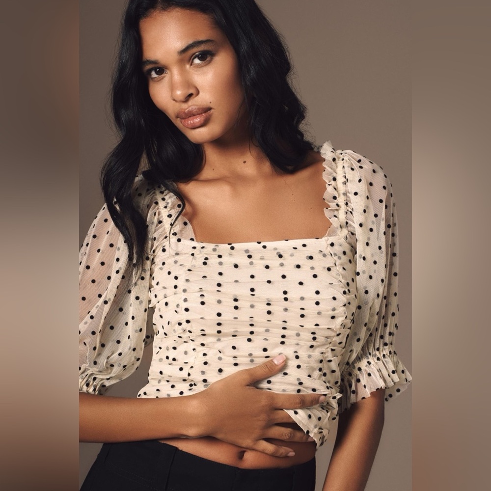 H&M Women's polka dot top